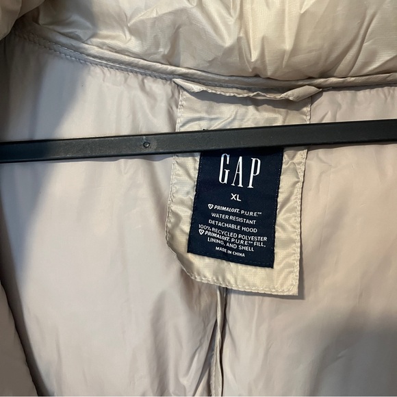 Gap Big Puff Coat, size XL, tan - Picture 4 of 6